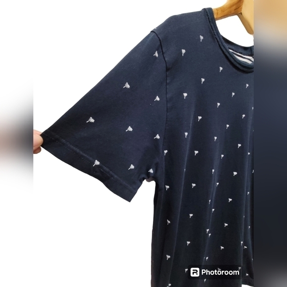 Large Palm Tree Crewneck T-Shirt 100% Cotton - Picture 3 of 7